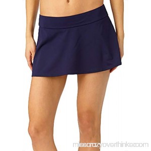 Anne Cole New Navy Rock Swim Skirt Multi B07J1GHMXT